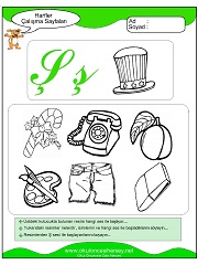 Ş Sesi Çalışma Sayfaları